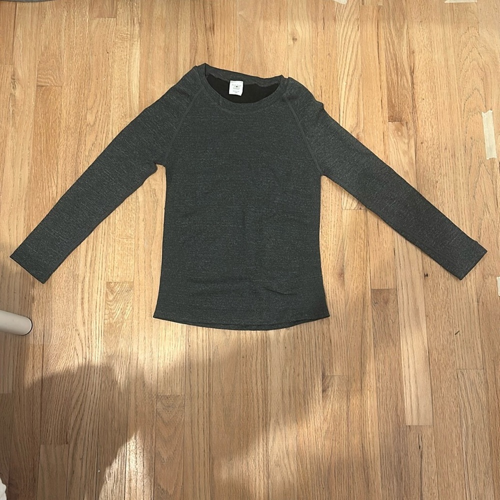 fleece lined long sleeve top